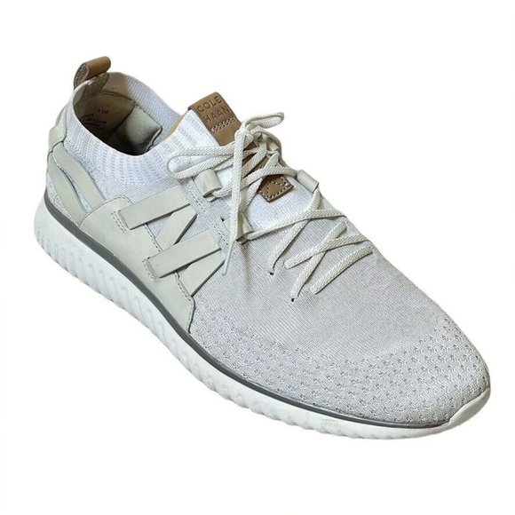 Cole Haan Other - COLE HAAN Shoes Grand Motion Sneaker White Woven Sneaker Casual Mens Size 13M